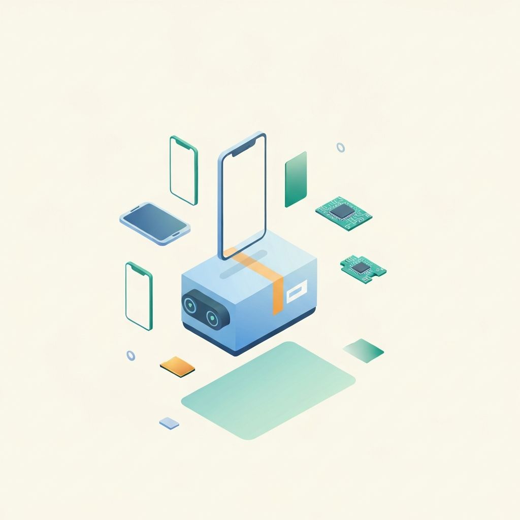 تحویل سریع قطعات موبایل